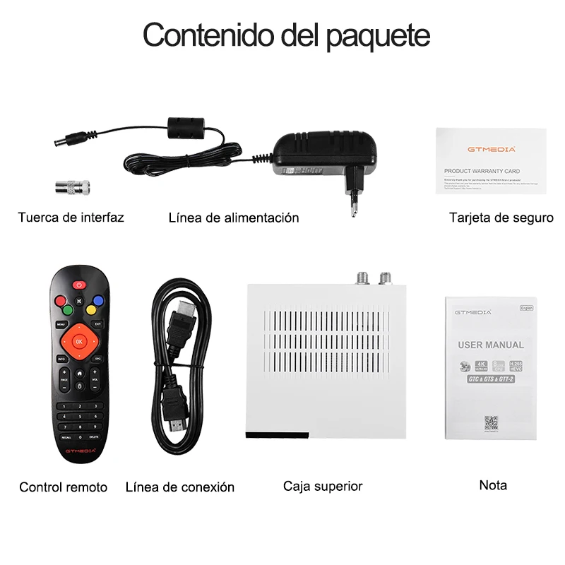 Caixa de tv 4k DVB-S s2 dvb-t