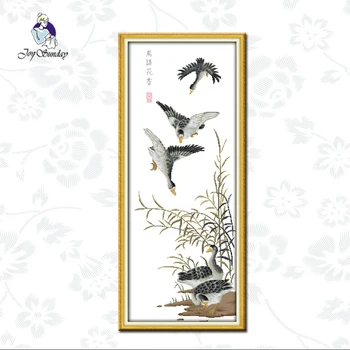 

Joy Sunday,birds,cross stitch embroidery kit,11CT or14CT Animal pattern cross stitch kit,Needlework counted cross-stitch pattern