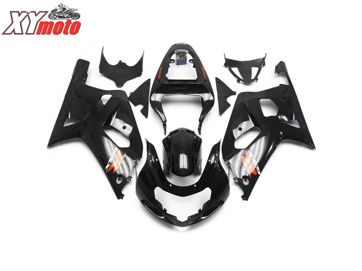 

Motorcycle Fairing Kit For Suzuki GSXR 600 750 K1 01 02 03 Injection ABS Fairings GSXR K1 2001-2003 Gloss Black Bodywork