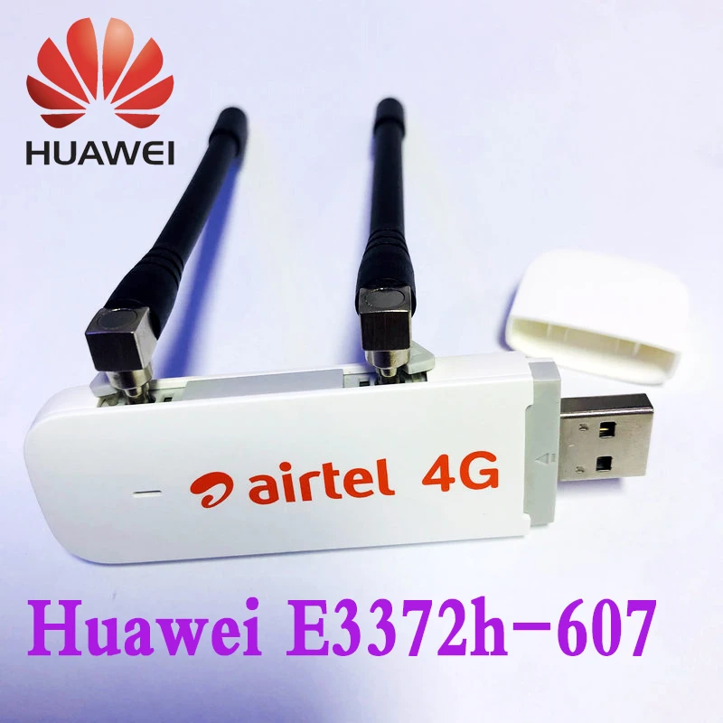 USB ключ Huawei E3372 4G разблокированный модем LTE с антенной FDD700/900/1800/2100/2600 МГц и TDD2300MHZ|4g