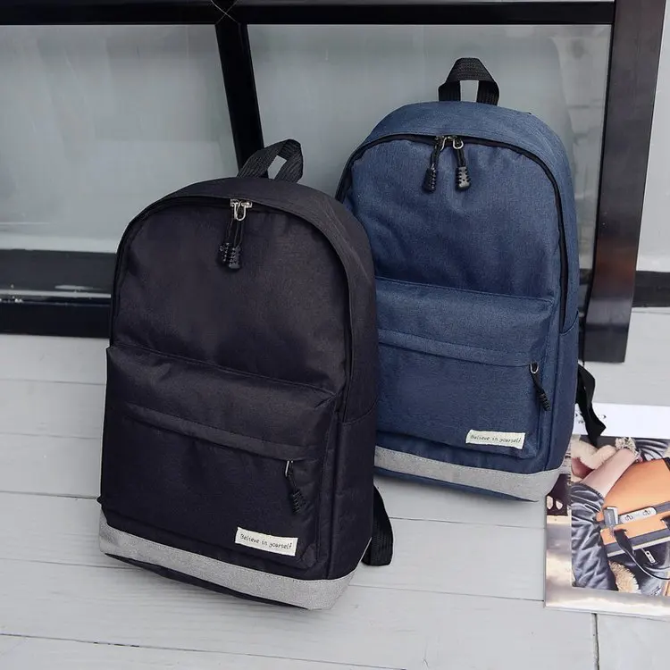 

Hot Selling New Style Casual Fashion Contrast Color Backpack for Both Men And Women Schoolbag