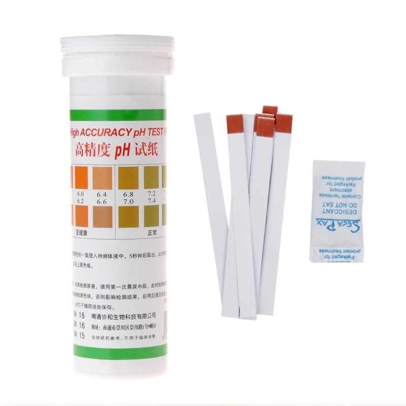 

High Accuracy PH Test Paper Saliva Strips Water Testing Alkaline Acid Indicator