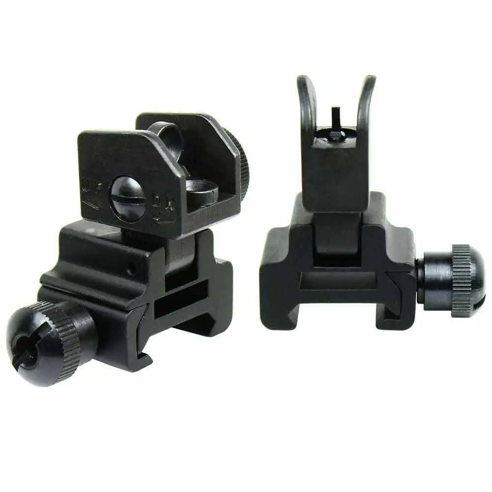 

Magorui Tactical Flip Up Front and Rear Iron Sight Backup Combo Set
