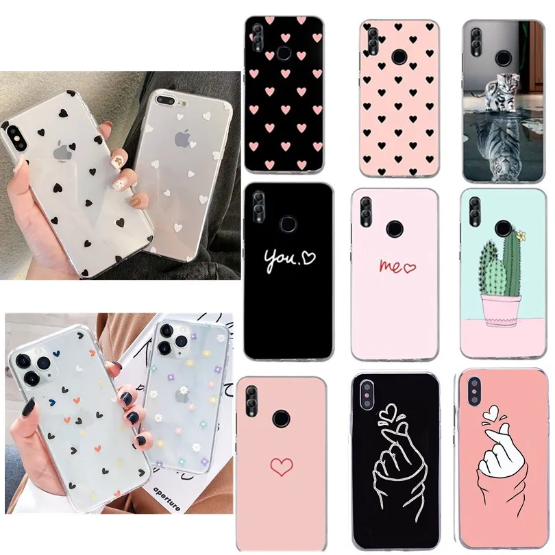 Чехол Funda для Huawei P20 Lite силиконовый чехол Honor 9 Y5 Y6 Prime 2018 P Smart Mate 10 Pro чехол|Бамперы| |
