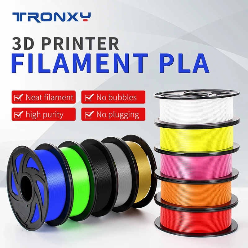 2020 nova impressora 3d peças 1kg/rolo 1.75mm pla filamento plástico ...