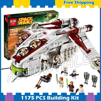 

1175pcs New Space Wars Republic Gunship 05041 Model Building Blocks Boy Bricks Kids Kits Gifts Boys Games Compatible With