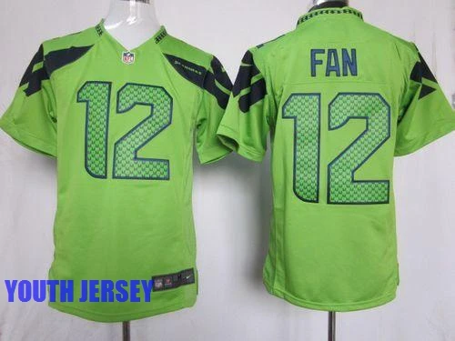 Красный Seattle s, Russell Wilson, Marshawn Lynch, Tyler Lockett, Jermaine Kearse, FAN 12.for youth, kids Jersey - Цвет: Красный