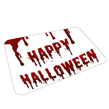 

2020 home decoration accessories Happy Halloween Ghost Pumpkin Taro Flannel Carpet Non-slip Carpet 40X60cm room decoration