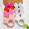 1pcs Silicone Teether Cartoon Mouse Head Animal Food Grade DIY Baby Teething Teether Toy Accessories Ring 1