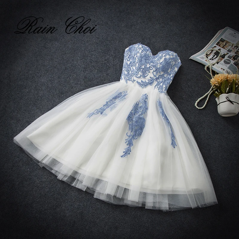 

Short Cocktail Dress 2019 A Line Formal Party Gown Appliques Cocktail Gowns