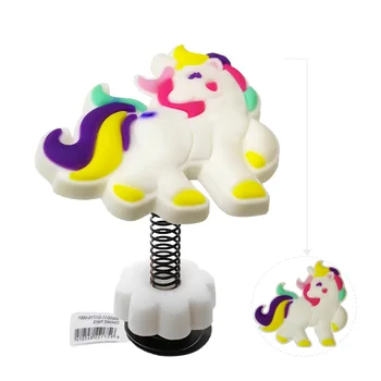 

1pc Cute Unicorns Horse High Quality Standing Shoe Charms Spring Shoe Accessories Shoes Decorations Croc Charms JIBZ Kids Gift