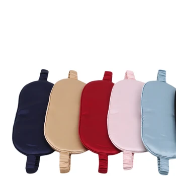 

19 Momme Mulberry Silk Sleep Eye Mask & Blindfold with Elastic Strap Soft Eye Cover Eyeshade for Night Sleeping Travel Nap