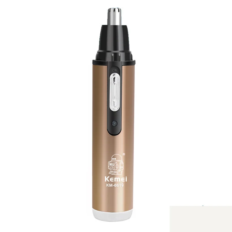 

KM-6619 Manufacturers Direct Selling Electric Nose Hair Trimmer Wholesale Rechargeable Electric Nose Hair Trimmer Nostril Cleane