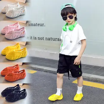 

New Boys Sandals Soft Leather Closed-Toe Toddler Baby Summer Hole Shoes Girls Children Beach Shoes Sport Kids Princes Sandals