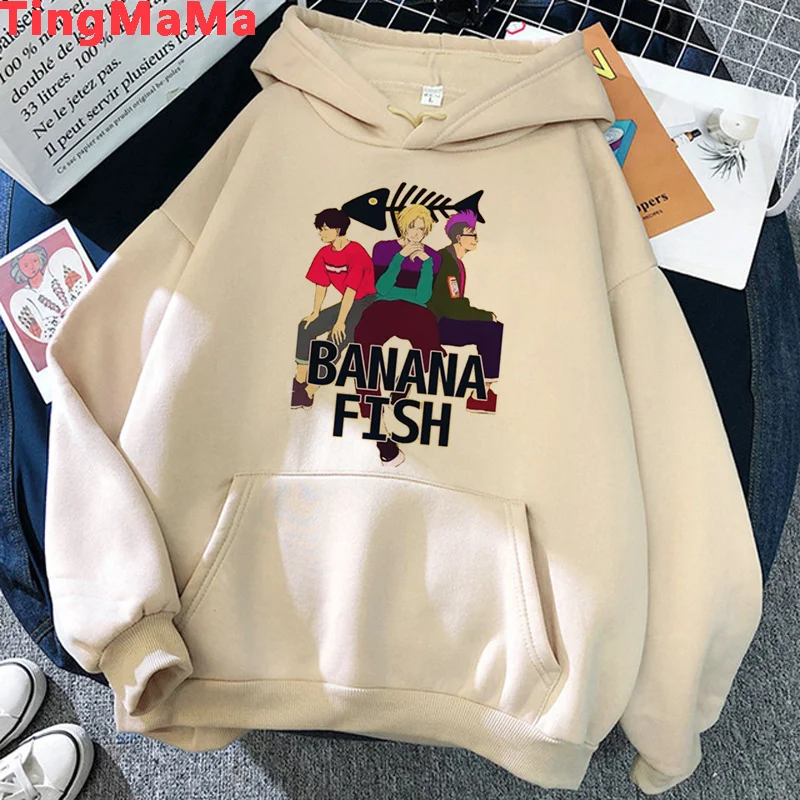 

Banana Fish hoodies male Ulzzang streetwear graphic men hoddies hoody anime graphic