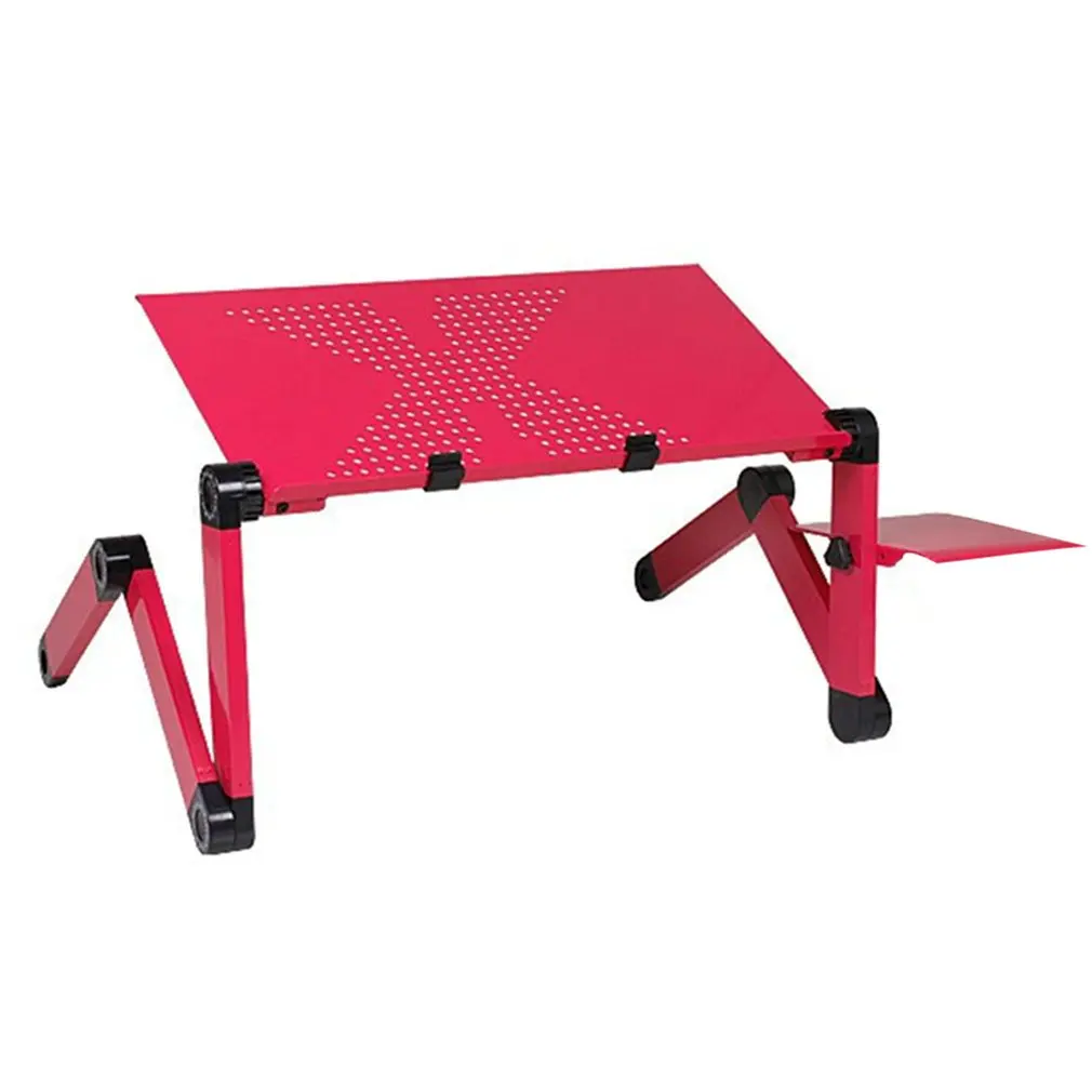 

0.48m Portable Foldable Aluminum Alloy Laptop Computer Notebook Table Stand Desk Bed Tray Enjoy Fun in Home No fan