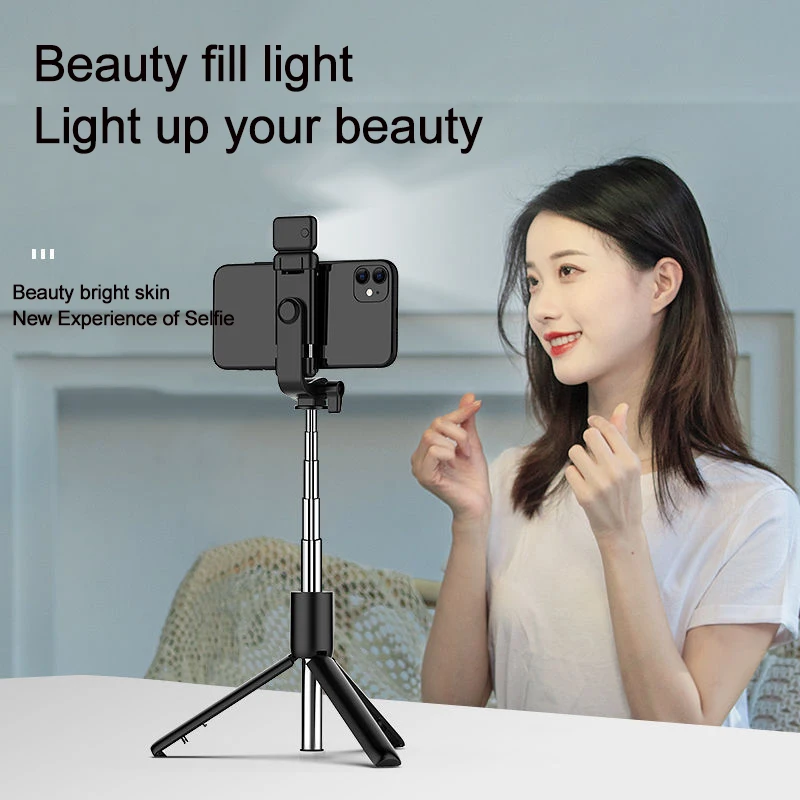 Selfie Stick Sports Camera Selfie Stick Cell Phone Selfie Stick Smartphone Selfie Stick Customizable Selfie Stick Wireless bluetooth foldable mini tripod with fill light shutter remote control