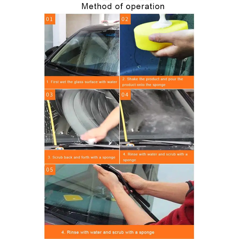 120 г для лобового стекла автомобиля масляный Съемник пленки стекло пятно для чистки инструменты для автомобиля домашнее окно