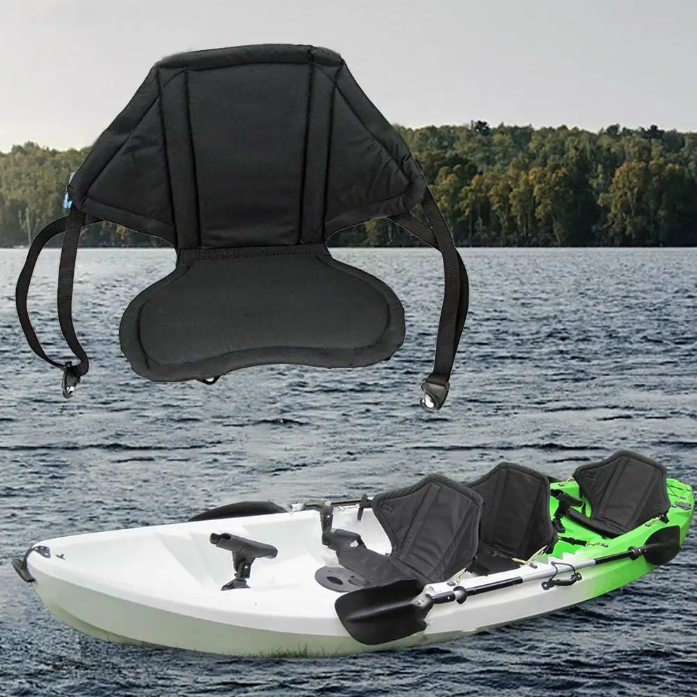 Luxury Kayak Seat Boat Seat Soft UV Resistant Anti-skid Base High Backrest Adjustable Kayak Cushion Seat with Backrest