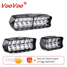 VooVoo, мотоциклетный светодиодный головной светильник, скутер, ATV, мото, налобный фонарь, точечный светильник, 12 В, светодиодный, 6500 К, мотоциклетный точечный головной светильник, Рабочая лампа DRL