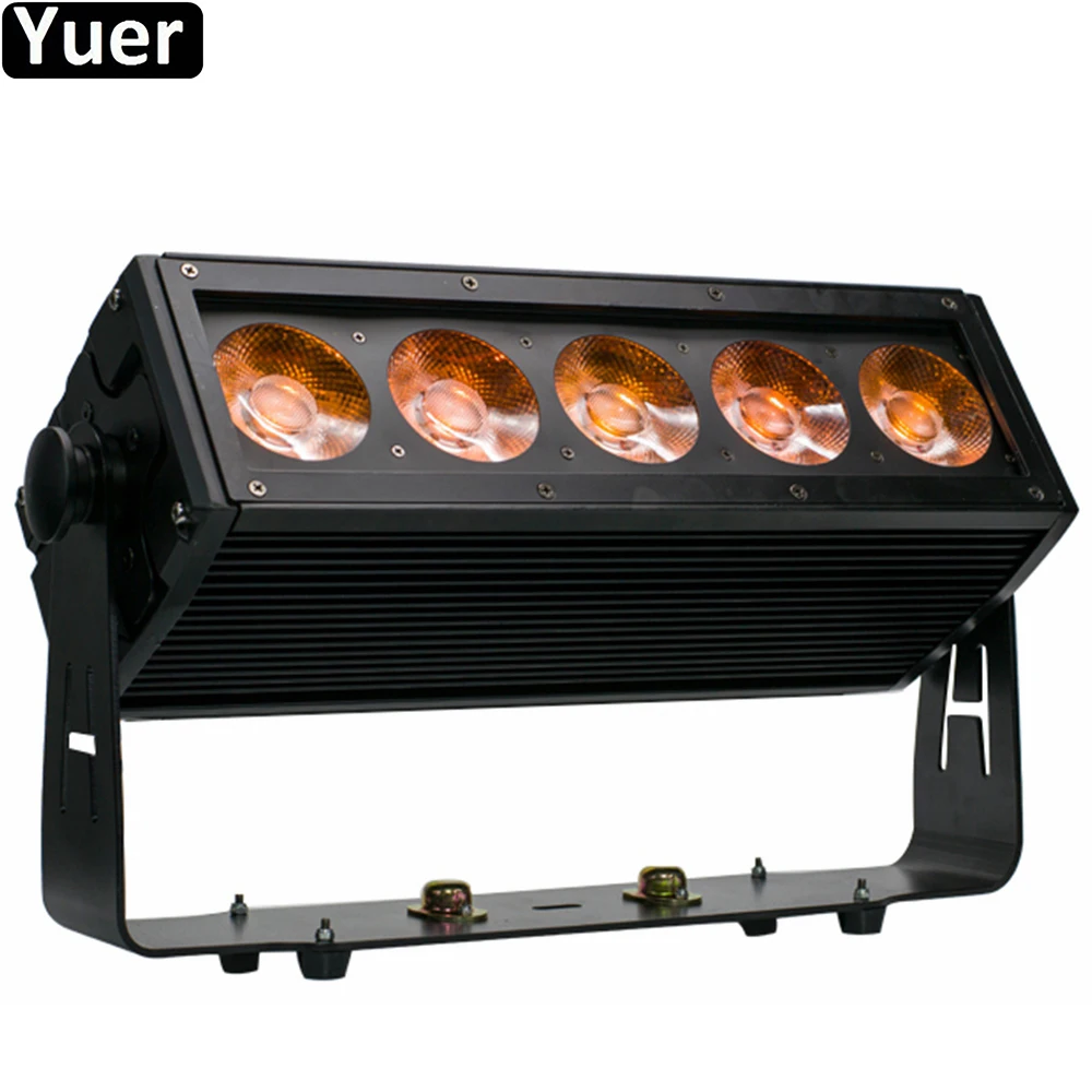 

New Wash Effect Point Pixel Control LED Bar 5X20W RGB 3IN1 Waterproof DMX512 DJ Disco Light Sound Party Club Wall Washer Lights