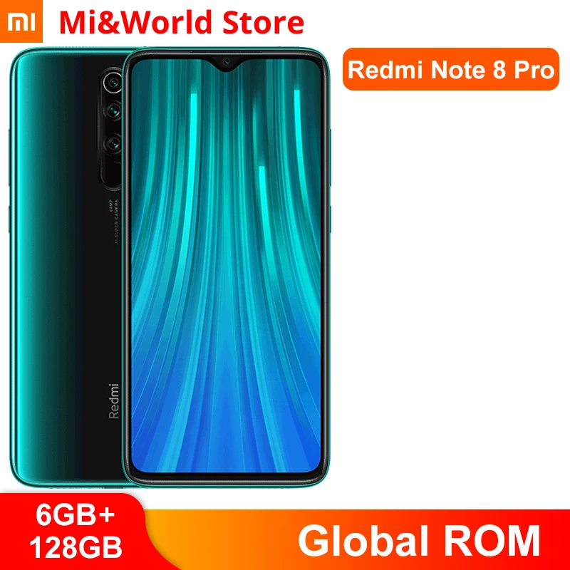 Смартфон Xiaomi Redmi Note 8 Pro 6 ГБ 128 ГБ 64 мегапиксельная четырехъядерная камера MTK Helio G90T 4500 мАч 18 Вт QC 3,0| |   | АлиЭкспресс