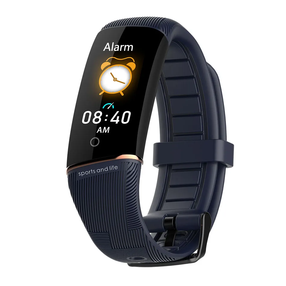 Blue Band E98 умный Браслет, мульти спортивный режим, входящий вызов, езда, сон, здоровье, браслет, кровяное давление, часы, смарт-браслет, фитнес-трекер - Цвет: Blue Band