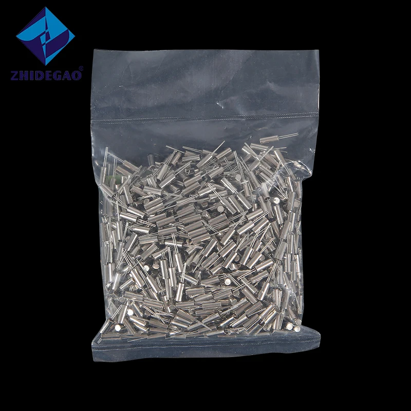32.768KHz Frequency Resonator Oscillator Quartz Crystal Cylender 3*8mm 10pcs