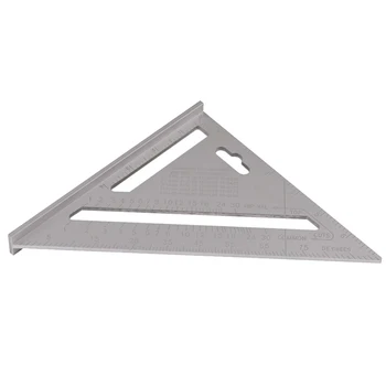 

Hot Sale Triangular Angle Protractors Aluminum Alloy Square Speed Measuring Ruler for Framing Building