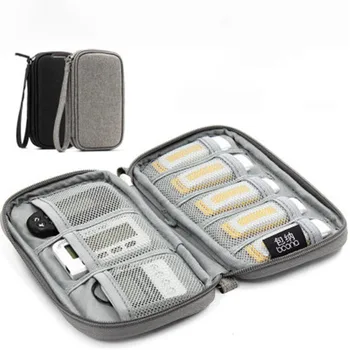 

Protable Mini Usb Flash Drive Bag U Shield Protective Case Timer Power Bank Storage Bag Digital Cable Power Cord Organizer