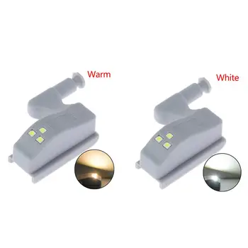 

20pcs Universal Under Cabinet LED Light Cupboard Inner Hinge cocina Lamp Closet Wardrobe Sensor Light Kitchen Night Light
