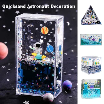 

Starry Sky Liquid Quicksand Astronaut Pendant Three-Dimensional Desktop Small Ornaments Gift UD88