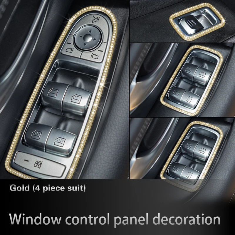

Window control panel Crystal Decoration For E320 2016-2018 S 2014-2018