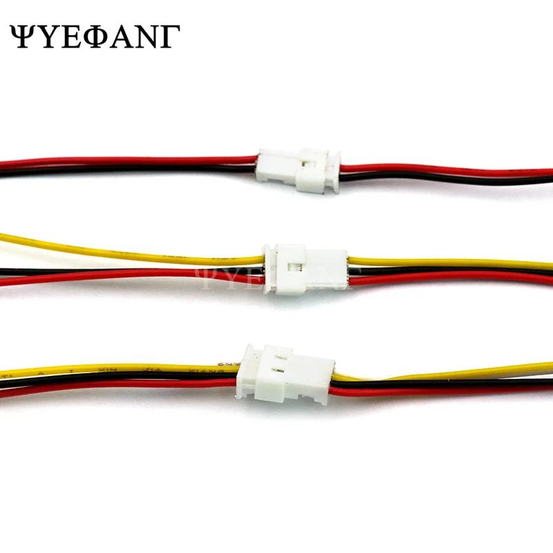

10 PCS 1.25mm JST 1.25 2P 3P 4P 5P 6PIN Male Female Plug Connector With Wire Cables 100mm 10CM
