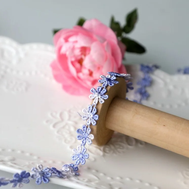 Nastro In Pizzo Largo 14,3 Cm Con Motivo Floreale Ricamato – Bianco – 4 Metri – Per Cucito, Matrimoni, Decorazioni Fai Da Te