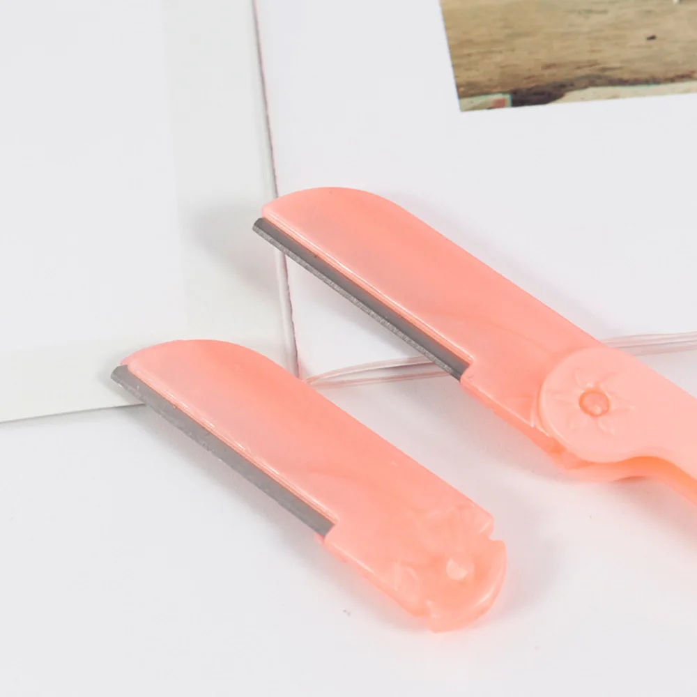 Eyebrow Trimmer Set Eye Brow Razor Face Body Hair Removal Shaver Blades Scissors Women Profiler Beauty Makeup Tools 4pcs/Set