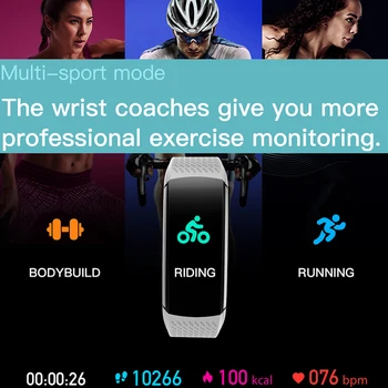 

2019 PPG ECG Watch bracelet smartband fitness smartwatch blood pressure waterproof heart rate wristband pk e18 e04 watch men