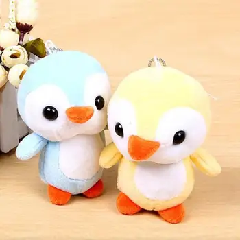 

Cartoon Penguin Plush Key chain Soft Kawaii Penguin Bear Nanos Foam Mini Dresser Ornaments Stuffed Pendant Doll Key chain Gift