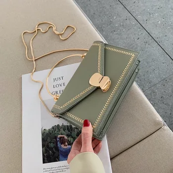 

2019 Chain Strap Flap Folding Messenger Bags Women Big Size Handbag Tote Ladies Casual PU Leather Graffiti Shoulder Bag Bolsa