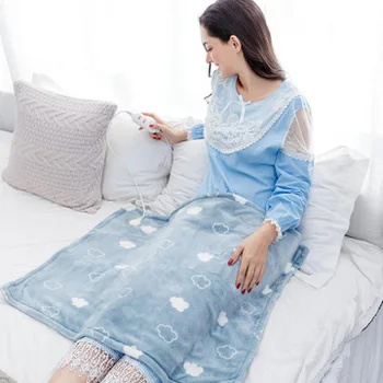 

Flannel Electric Heating Blanket Heated Shawl Winter Portable Blanket Knee Quilt Body Warmer Pad for Office Home Heating Shawl