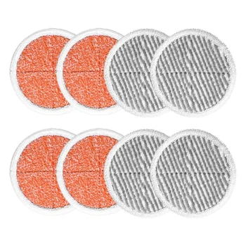 

SANQ Mop Cleaning Pads Replacement for Bissell Spinwave 2039A 2124 2037 (4 Orange + 4 Grey)