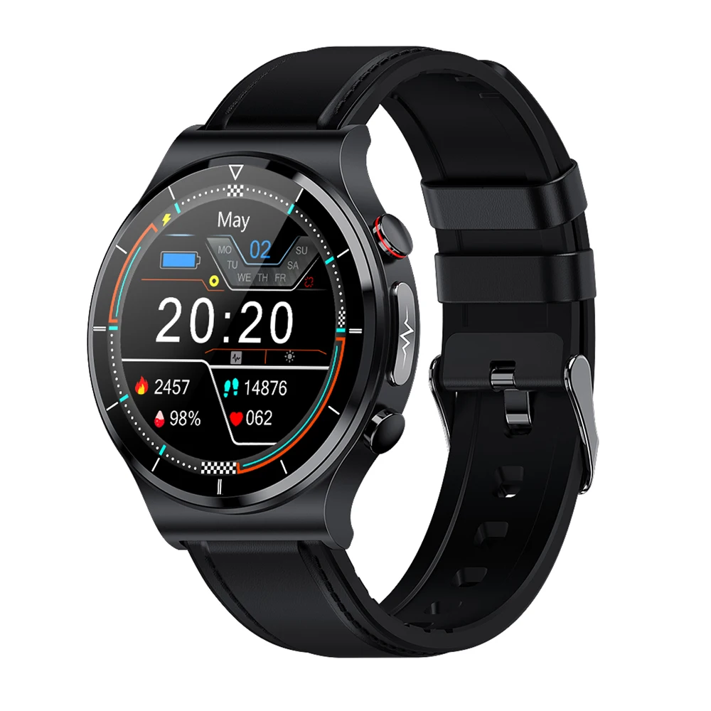 

Blood Glucose ECG+PPG Smart Watch Men Wireless Charging Body Temperature Blood Pressure Oxygen Smartwatch IP68 Waterproof