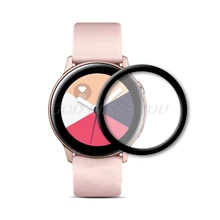 1 conjunto de película protetora macia transparente filme de vidro temperado protetor de tela para samsung galaxy assistir pulseira ativa acessórios