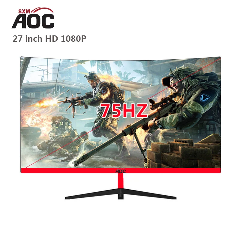 AOCSXM-ũž Ŀ ȭ ũ, 24 ġ, 27 ġ, 75Hz, MVA г, 1920x1080, PC, VGA, HDMI ȣȯ