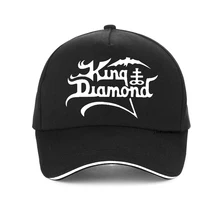 Хорошее качество, кепка, модная, брендовая, с принтом, бейсболка, King Diamond band hat, рок, хип-хоп, для мужчин, wo, для мужчин, регулируемая бейсболка, шапки
