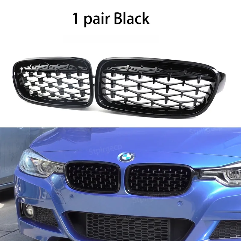 POUR BMW F30 F31 PREMIUM calandre sport calandre grille noir