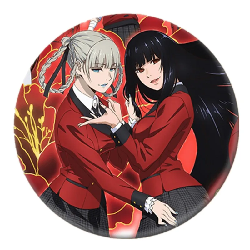 Anime Manga KAKEGURUI Brooch Pin Brestpin Yumeko Jabami Badge For Clothes Backpack Decoration Children's gift