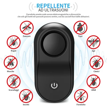 

Ultrasonic mosquito repellent high-power dual-horn rat repeller Super Strong Mouse Repeller Bird Repellent Anti Rat