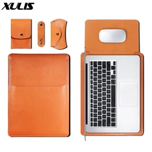 

PU Leather Sleeve Bag Case For Macbook Air Pro 11 12 13 15 16 Cover A1466 Liner Sleeve For Macbook Air 13.3 Case 2020 A2179