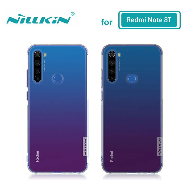 Чехол для Redmi Note 8 T, мягкий прозрачный чехол Nillkin из ТПУ для Xiaomi Redmi Note 8T Note8T